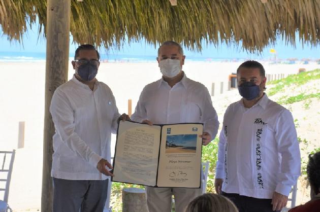 Playa Miramar logra por tercera ocasión el distintivo internacional Blue Flag.